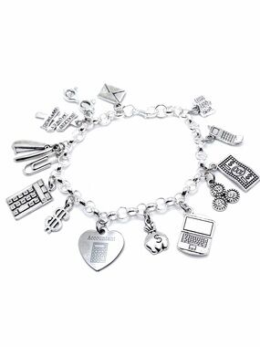 Accountant Charm Bracelet